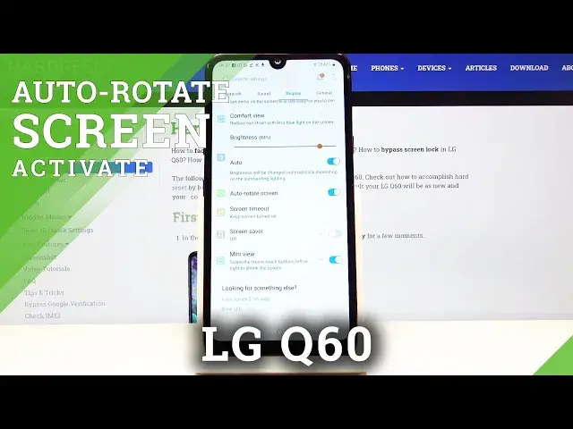 'Video thumbnail for How to Activate Auto Rotation in LG Q60 - Automatic Screen Rotation'