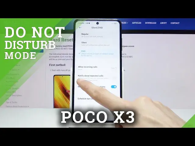 Video thumbnail for How to Activate DND Mode in POCO X3 – Do Not Disturb Mode