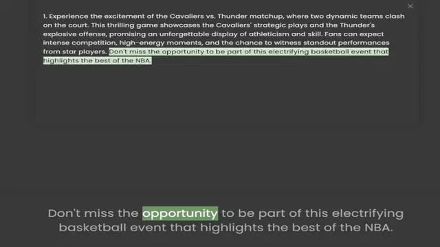 Video thumbnail for 1. Experience the excitement of the Cavaliers vs. Thunder matchup, where two dynamic teams clash on the court. This thrilling game showcases the Cavaliers' strategic plays and the Thunder's explosive offense, promising an unforgettable di