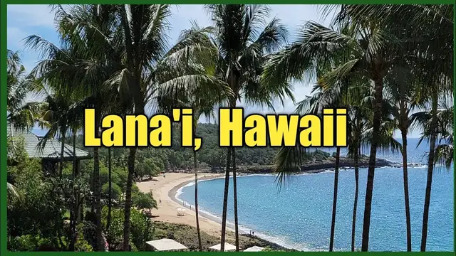 'Video thumbnail for Lanai Hawaii Things To Do  Beach and Sunrise Hike , Puupehe Hulupoe Travel Guide vlog ( Maui )'