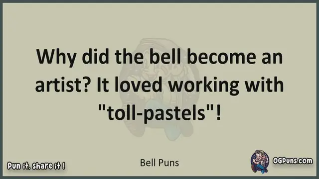 Video thumbnail for Bell - Jokes, Puns, Wordplays, and Laughter