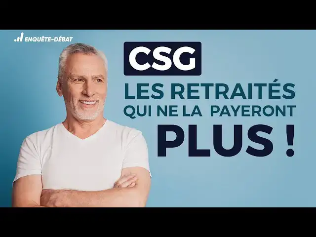 Video thumbnail for CSG : les retraités qui ne la payeront plus !