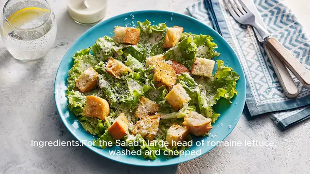 Video thumbnail for Caesar Salad Recipe