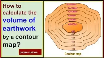 Video thumbnail for How to calculate the volume of the earthwork by using a contour map?