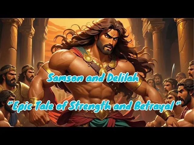 'Video thumbnail for Samson and Delilah: Epic Tale of Strength and Betrayal | Bible Stories for Kids'
