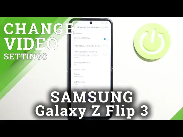 'Video thumbnail for How to Change Video Quality of Screen Recorder on SAMSUNG Galaxy Z Flip 3'
