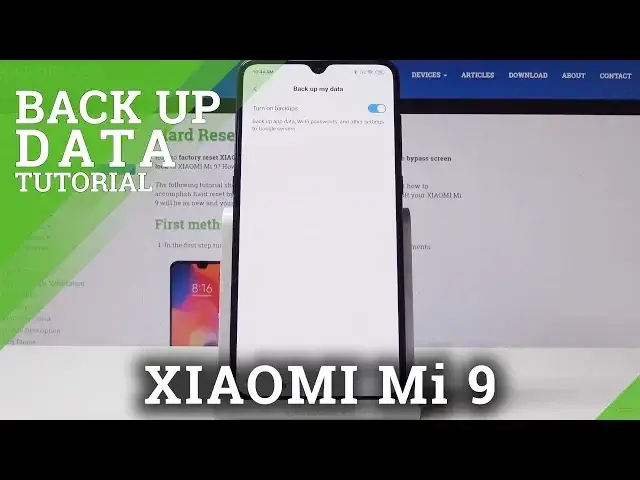 'Video thumbnail for How to Enable Google Backup in XIAOMI Mi 9 - Back Up Data'