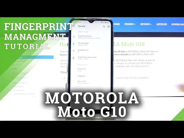Video thumbnail for How to Add Fingerprint in MOTOROLA Moto G10 – Find Biometrics and Lock Screen