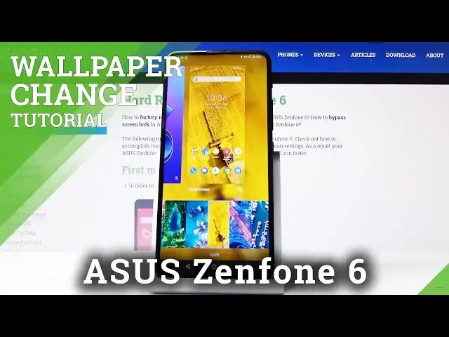 Video thumbnail for How to Easily Change Wallpaper on ASUS Zenfone 6  –  Background Image