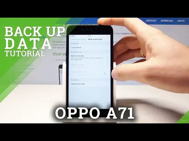 Video thumbnail for How to Backup Data in OPPO A71 - Create Google Backup Account