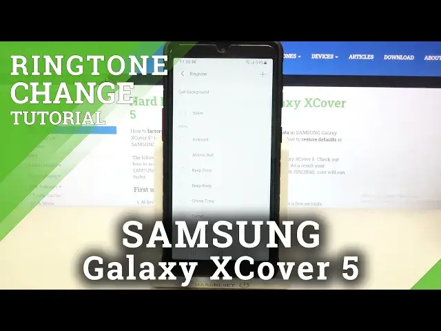 'Video thumbnail for How to Change Ringtone on SAMSUNG Galaxy XCover 5 – Ringtone List'