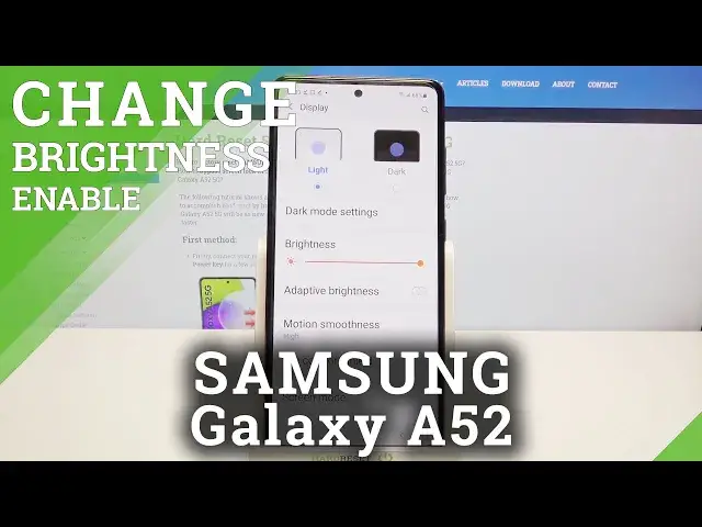 'Video thumbnail for How to Activate Auto Brightness on SAMSUNG Galaxy A52 – Adjust Screen Intensity'