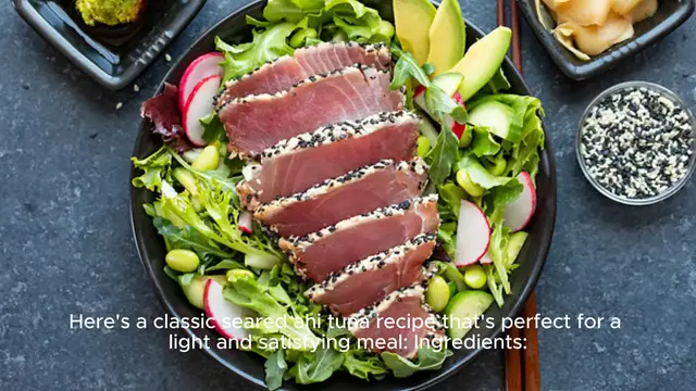 Video thumbnail for Ahi tuna recipe