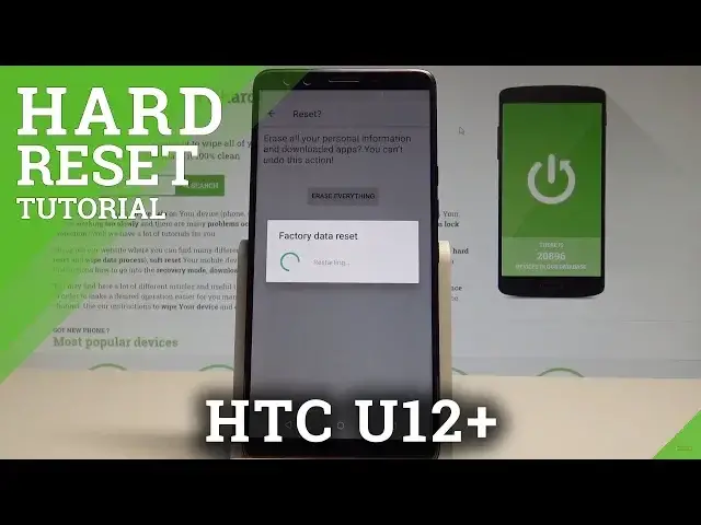 'Video thumbnail for How to Factory Reset HTC U12+ - Wipe Data / Restore Defaults |HardReset.Info'