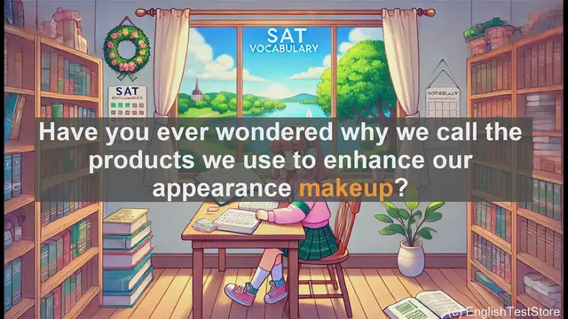 Video thumbnail for 5000 Must Know SAT Vocabulary - The Many Faces of 'Makeup': Beyond Cosmetics