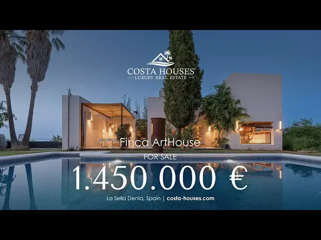 'Video thumbnail for Art HouSe | Finca con Villa Moderna y Establo Ecuestre en LA SELLA Golf, Denia Alicante'