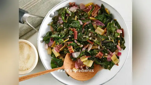 Video thumbnail for swiss chard recipe