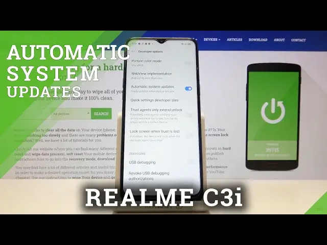 'Video thumbnail for How to Activate Automatic System Updates on REALME C3i – Turn On Auto System Update'