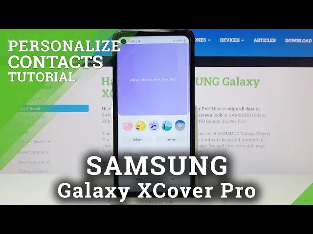 Video thumbnail for How to Add Photo to Contact on SAMSUNG Galaxy XCover Pro – Personalize Contacts