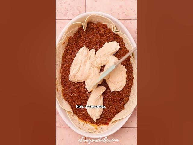 Video thumbnail for Too lazy for tacos? Make this instead! #recipe #tacos #lazyrecipes #easyrecipes