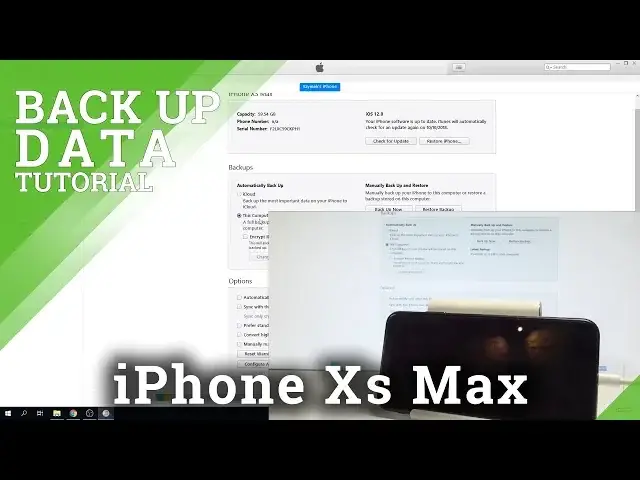 'Video thumbnail for How to Back Up Data on iPhone Xs Max - iTunes Backup'