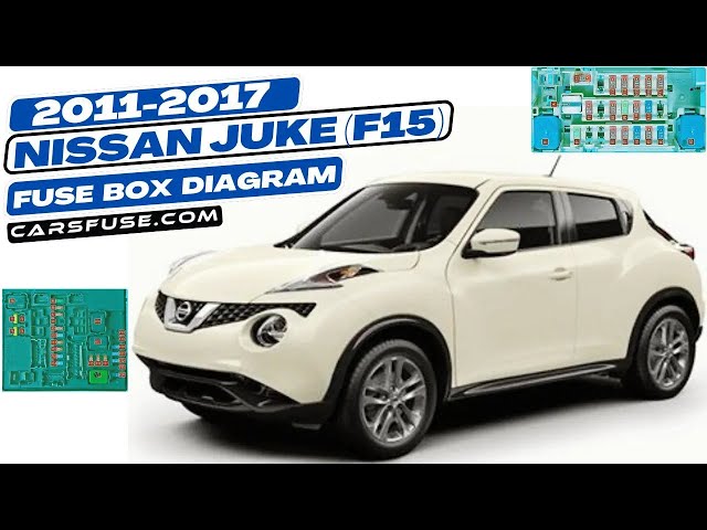 Video thumbnail for Fusebox Location & Diagrams: (2011/2012/2013/2014/2015/2016/2017) Nissan Juke F15 #fuseboxdiagram