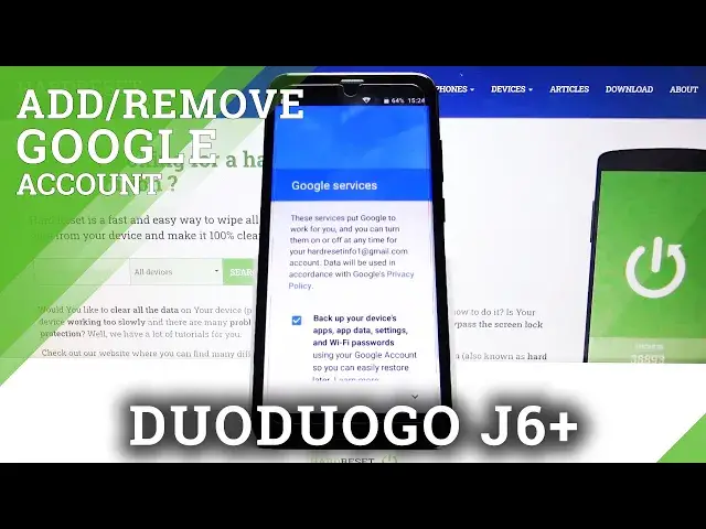 Video thumbnail for How to Manage Google Account on DUODUOGO J6+ - Google User