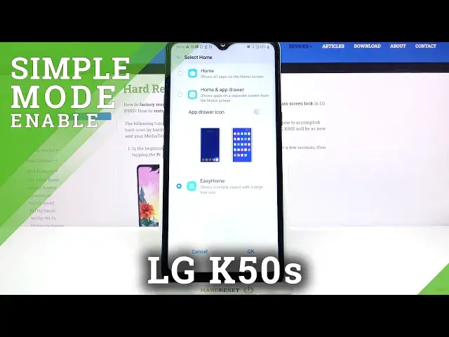 'Video thumbnail for How to Activate Easy Mode in LG K50S – Simple Mode'
