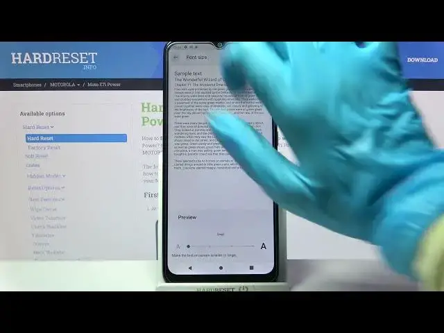 'Video thumbnail for How to Resize Text in Motorola Moto E7i Power - Adjust Font Size'