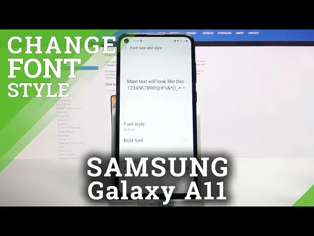 'Video thumbnail for How to Change Font Style in SAMSUNG Galaxy A11 – Customize Font Look'