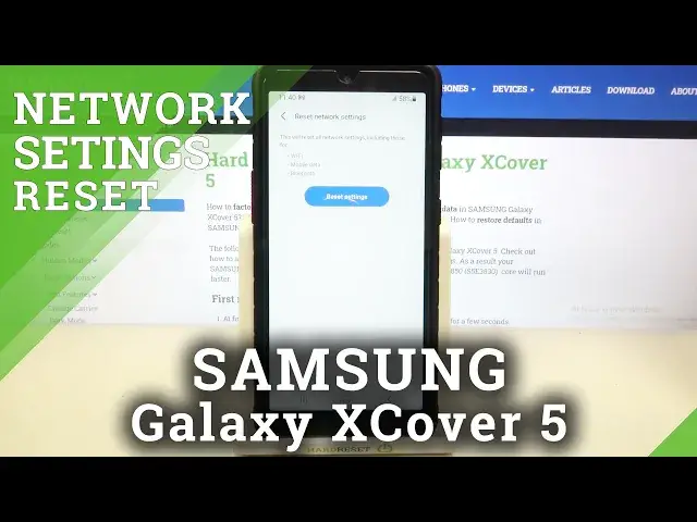 'Video thumbnail for How to Reset Network Preferences in SAMSUNG Galaxy XCover 5 – Restore Network Settings'