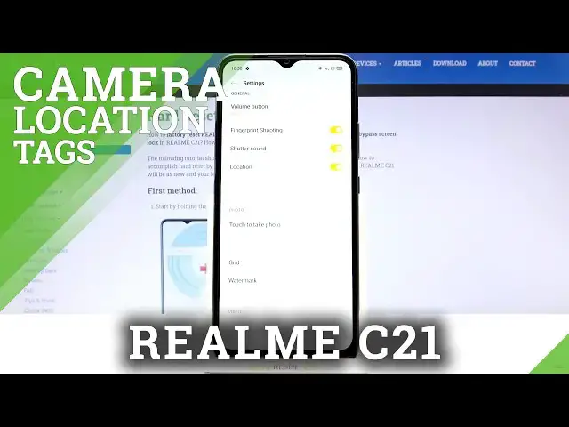 Video thumbnail for How to Turn on Camera Tags in REALME C21 – Camera Location Tags