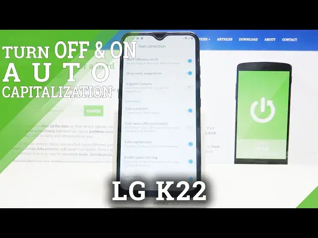 Video thumbnail for How to Turn On Auto Capitalization in LG K22 – Manage Capitalization