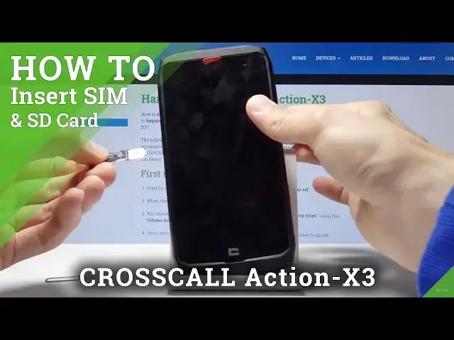 'Video thumbnail for How to Install SIM & SD Card into CROSSCALL Action-X3 - Find Card Slots'