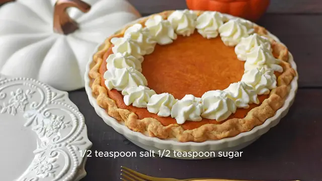 Video thumbnail for Pumpkin Pie Recipe