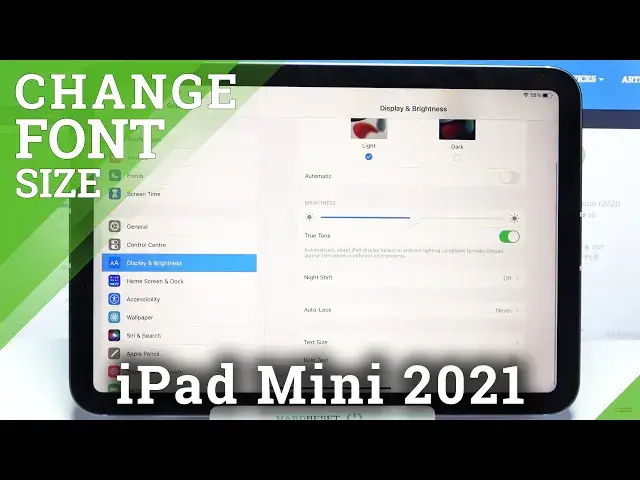 Video thumbnail for How to Change Font Size on iPad mini (2021) - Personalize Display Letters on iPad
