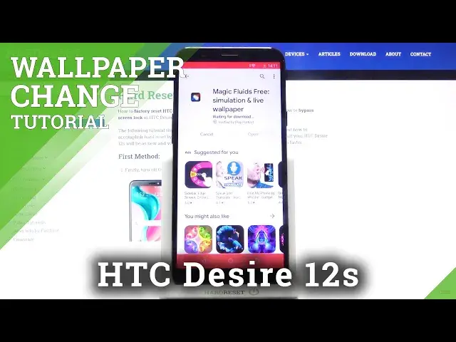 Video thumbnail for How to Download Animated Wallpaper in HTC Desire 12s? Magic Fluids Free App