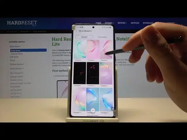 Video thumbnail for How to Change Wallpaper on SAMSUNG Galaxy Note 10 Lite – Set Wallpaper on Lock Screen