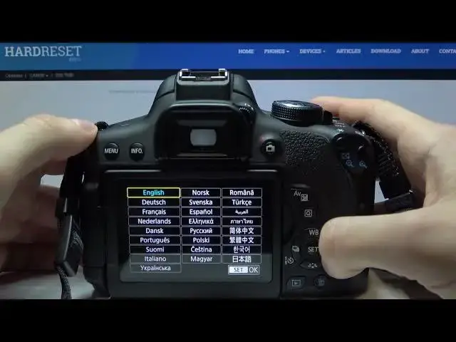 'Video thumbnail for How to Change Language on Canon EOS 750D DSLR - Set Different Language on Canon Rebel T6i'