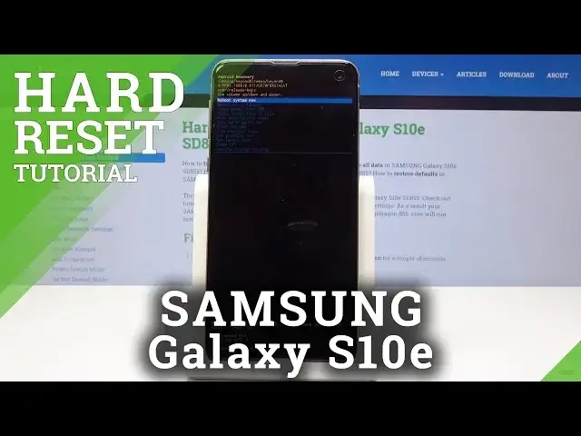 'Video thumbnail for Hard Reset SAMSUNG Galaxy S10e - Bypass Screen Lock / Factory Reset'