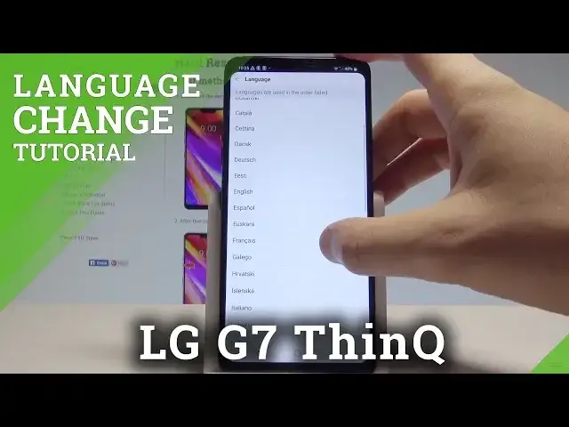 'Video thumbnail for How to Change Language on LG G7 ThinQ - Language Settings |HardReset.Info'