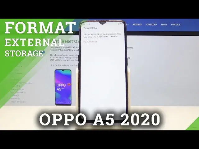 'Video thumbnail for How to Format Memory Card in OPPO A5 2020 – Fix External Storage'