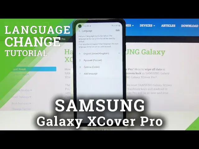 'Video thumbnail for How to Change System Language on SAMSUNG Galaxy XCover Pro – Change Device Language'