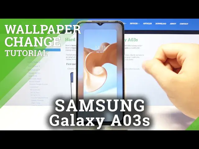 'Video thumbnail for How to Change Lock Screen Wallpaper in SAMSUNG Galaxy A03s – Find Wallpaper Settings'