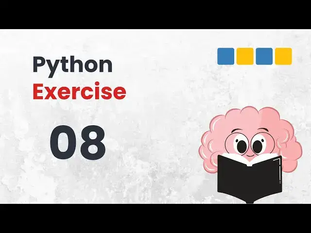 'Video thumbnail for Python Exercise 08: How to Fix Character Count Error in Python #pybeginners'