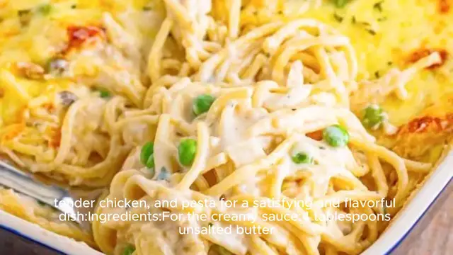 Video thumbnail for Chicken tetrazzini recipe