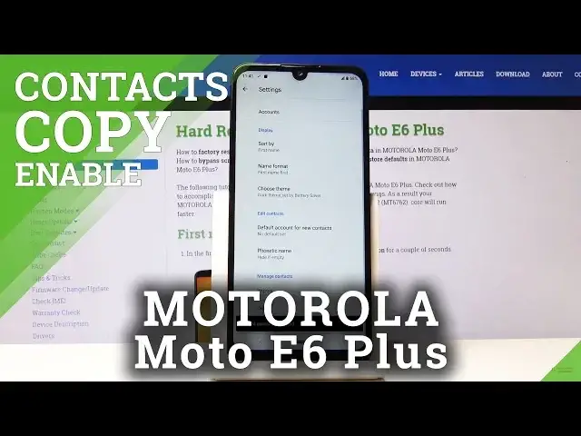 'Video thumbnail for How to Copy Contacts from Motorola Moto E6 Plus - Transfer Numbers'