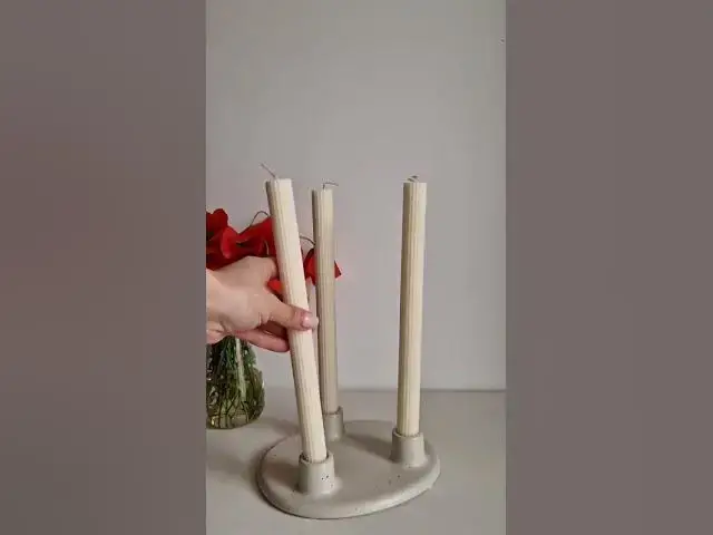 'Video thumbnail for Pillar candles are a fantastic choice for table decor 🕯Produs in Romania 🇷🇴 #weecandles'