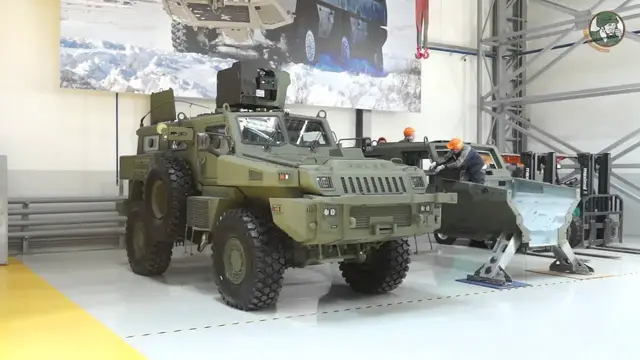 'Video thumbnail for Barys 8x8 armoured infantry fighting vehicle unveiled KADEX 2016 Paramount Group Kazakhstan Engineer'