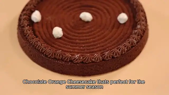 Video thumbnail for No-Bake Chocolate Orange Cheesecake